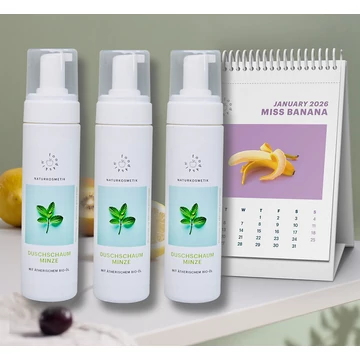 Zuhanyhab Csomag 3 db-os (menta) 3x200 ml - vitalitás és frissesség egész napra