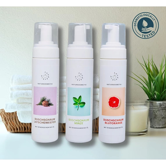 Tusfürdő Hab Válogatás 3 db-os (Vérnarancs, Menta, Hegyifenyő) 3x200 ml