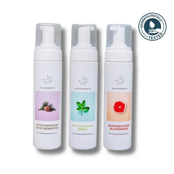 Tusfürdő Hab Válogatás 3 db-os (Vérnarancs, Menta, Hegyifenyő) 3x200 ml