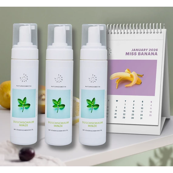 Zuhanyhab Csomag 3 db-os (menta) 3x200 ml - vitalitás és frissesség egész napra