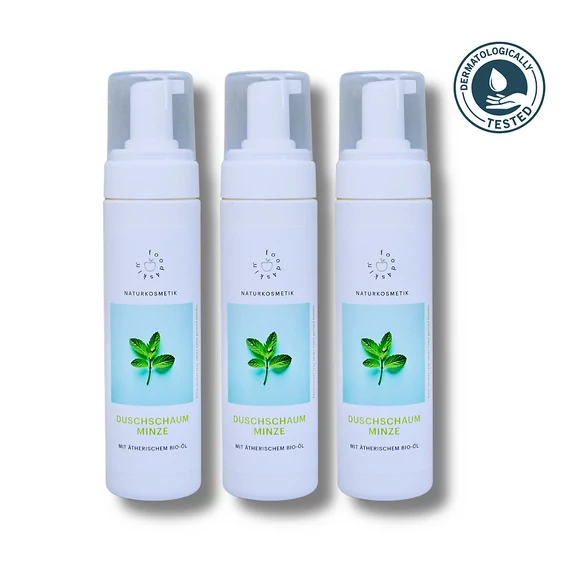 Zuhanyhab Csomag 3 db-os (menta) 3x200 ml - vitalitás és frissesség egész napra